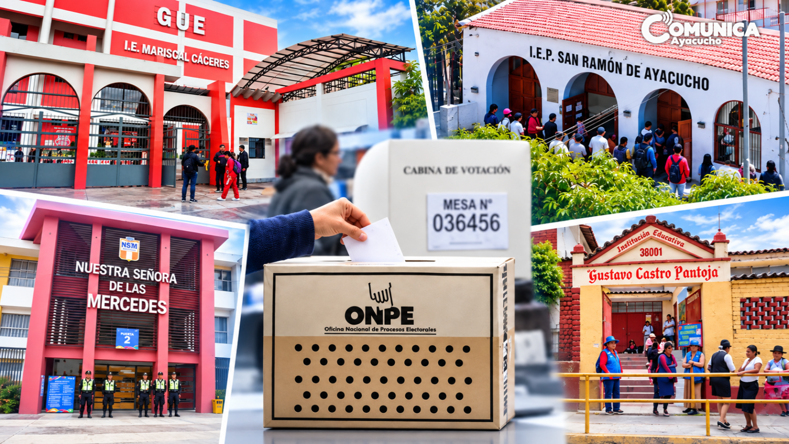 ¿Dónde te toca votar este 4 de octubre? Conoce tu local de votación para las Elecciones Regionales y Municipales Ayacucho 2026