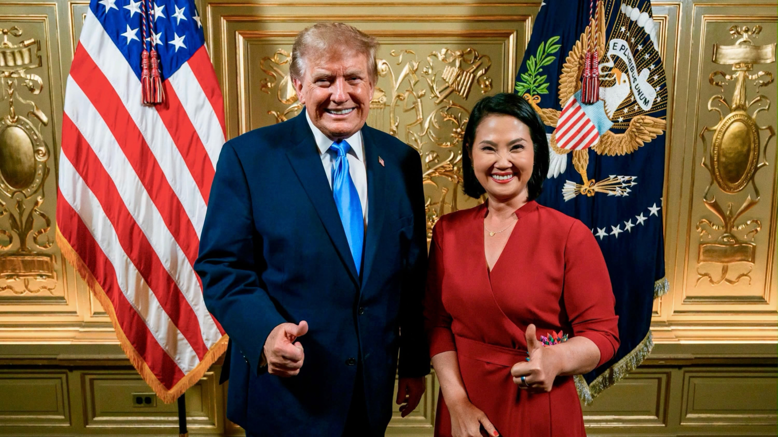 Keiko Fujimori destaca alianza con EE. UU. tras reunión con Donald Trump