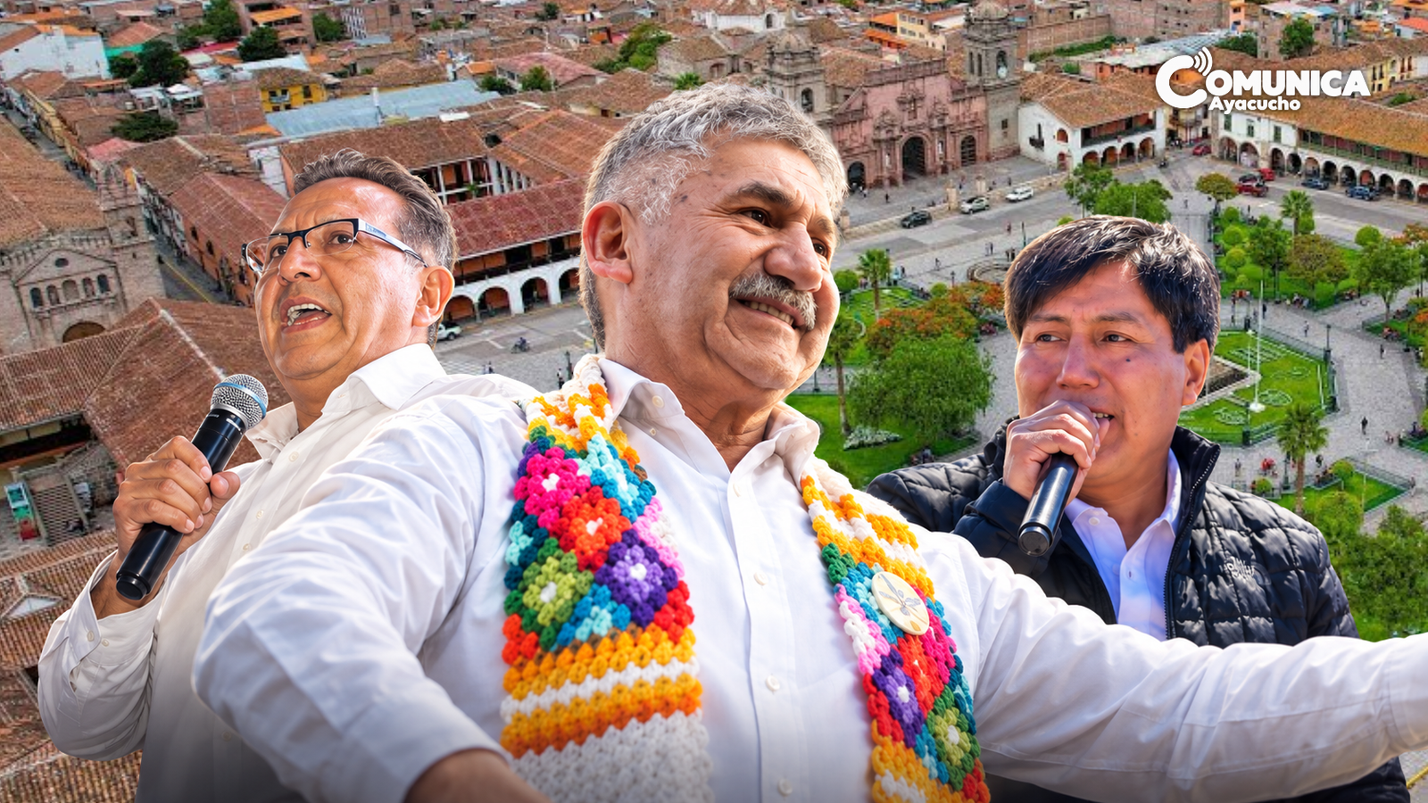 Carlos Herencia lidera el conteo para la alcaldía de Huamanga con 32.055 %